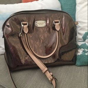 Beautiful Bronze Michael Kors Satchel purse